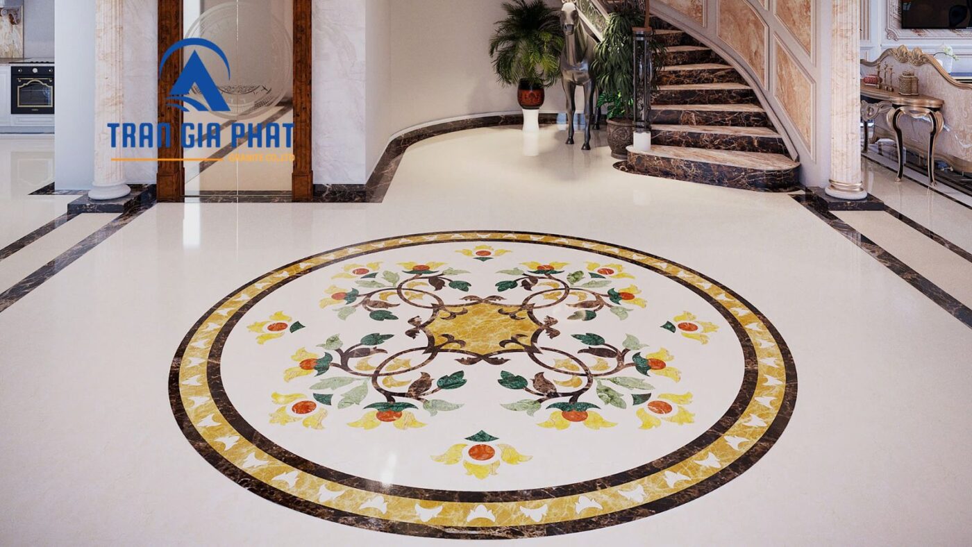 Mẫu thiết kế hoa văn đá của Trần Gia Phát