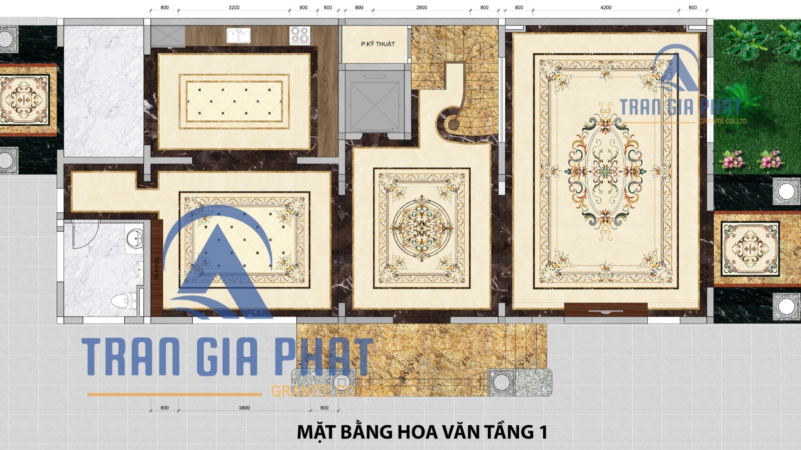 Những phong cách đá lát nền được ưa chuộng 2025